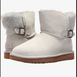 UGG Karel Boots with Cream and Gray Accents